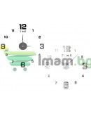 3D стенен часовник малки и големи цифри